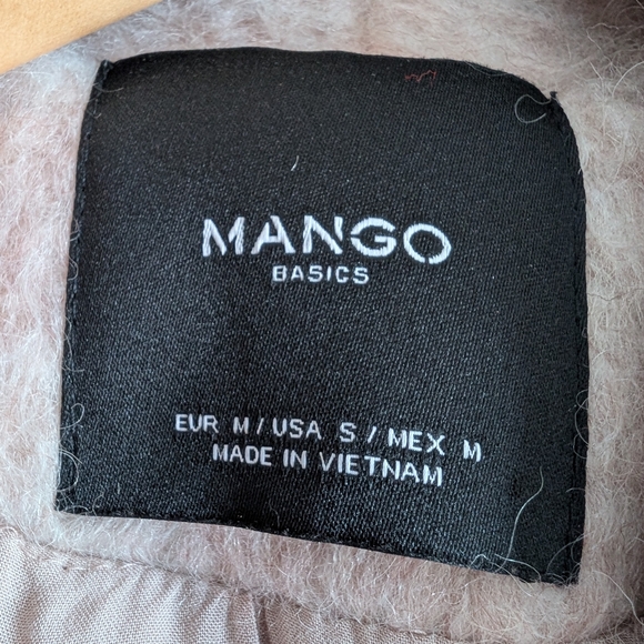 Mango | Teddy Sherpa Style Cocoon Coat - Picture 8 of 11